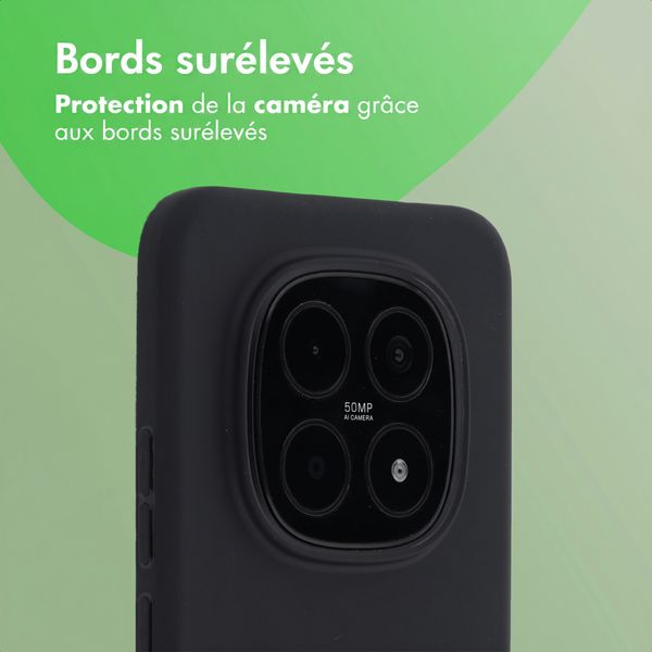 imoshion Coque Couleur Xiaomi Redmi Note 15 Pro Plus (5G) - Noir