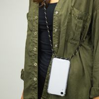imoshion Coque arrière transparente avec cordon Samsung Galaxy S21 Plus - Noir & Doré
