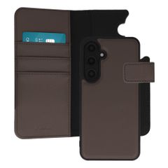 imoshion Étui portefeuille luxe 2-en-1 amovible Samsung Galaxy S24 FE - Marron