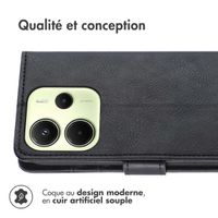 imoshion Étui de télephone portefeuille Xiaomi Redmi Note 14 (4G) - Noir