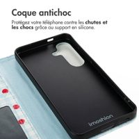 imoshion Étui de télephone portefeuille Design Samsung Galaxy S25 - Cherry Check