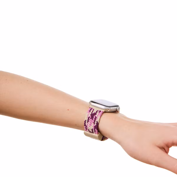 iDeal of Sweden Soft Braid Watch Band Apple Watch | 38/40/41/42 mm - Cherry Crush