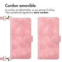 imoshion Etui de télephone portefeuille avec cordon Apple iPhone 17e / 16e - Rose