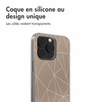 imoshion Coque Design iPhone 14 - Graphic Lines Beige