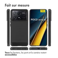 imoshion Coque Brushed Xiaomi Poco X6 Pro - Noir