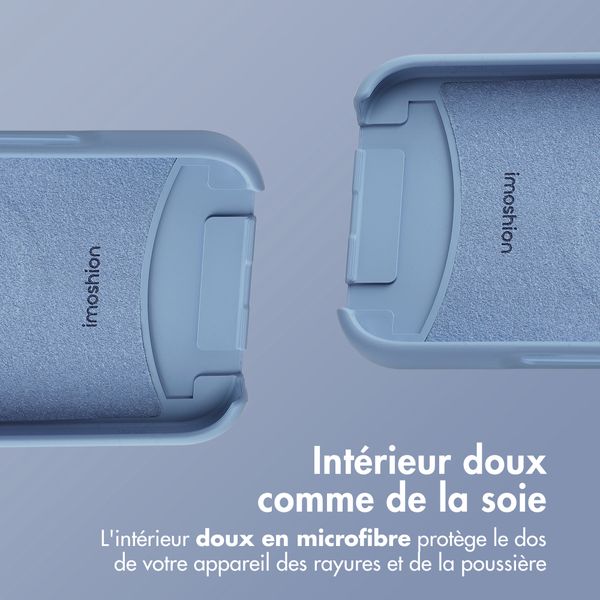 imoshion Coque de couleur avec cordon amovible MagSafe iPhone 16 - Ash Blue