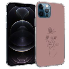 imoshion Coque Design Apple iPhone 12 (Pro) - Floral Pink