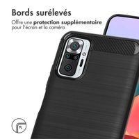 imoshion Coque Brushed Xiaomi Redmi Note 10 (5G) - Noir