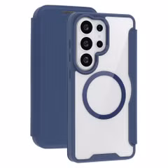 imoshion Bookcase transparente avec MagSafe Samsung Galaxy S26 Ultra - Bleu