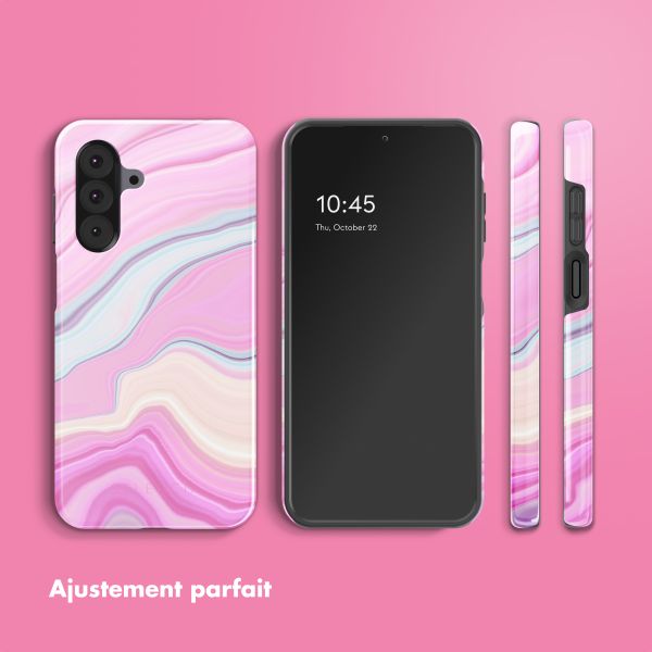 Selencia Coque arrière Vivid Samsung Galaxy A26 - Pastel Lipstick Marble