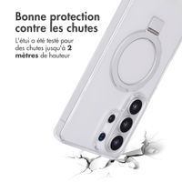 Accezz Coque Ring Stand avec MagSafe Samsung Galaxy S26 Ultra - Transparent