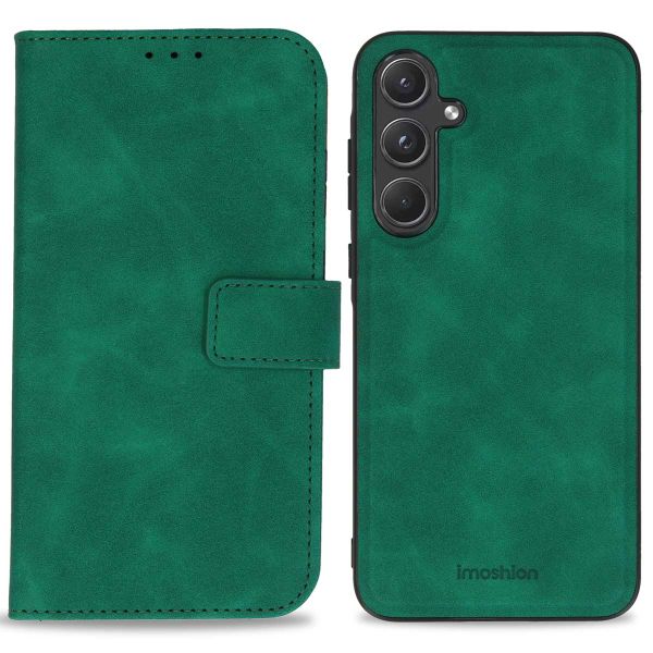 imoshion Etui de télephone luxe 2-en-1 amovible Samsung Galaxy A55 - Vert foncé