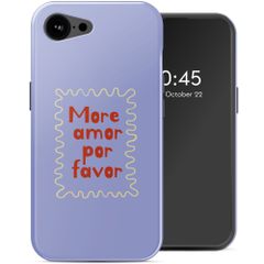 Selencia Coque arrière Vivid avec MagSafe Apple iPhone 16e - More Amor