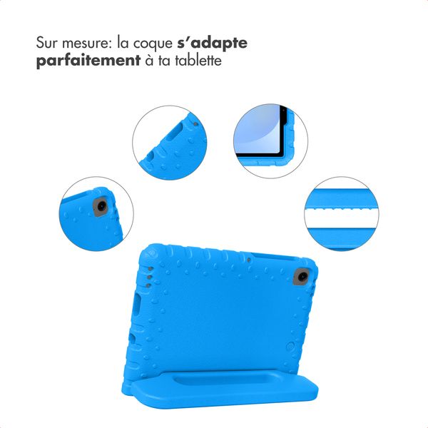 imoshion Coque kidsproof avec poignée Samsung Galaxy Tab A11 / A9 8.7 pouces - Bleu