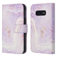 imoshion ﻿Étui de téléphone portefeuille Design Samsung Galaxy S10e - Purple Marble