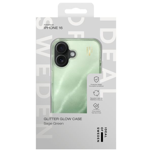 iDeal of Sweden Coque Clear MagSafe Apple iPhone 16 - Sage Green
