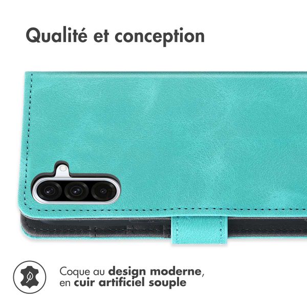 imoshion Etui de téléphone portefeuille avec cordon Samsung Galaxy A36 - Turquoise