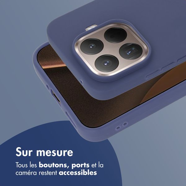 imoshion Coque Couleur Xiaomi 15T Pro - Bleu foncé