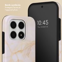 Selencia Coque arrière Vivid avec MagSafe Xiaomi 17 - Golden Beige Marble