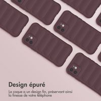 imoshion Coque arrière EasyGrip iPhone 12 - Aubergine