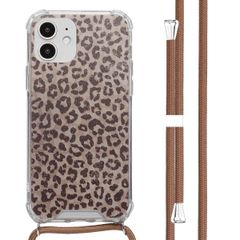 imoshion Coque Design avec cordon Apple iPhone 12 (Pro) - Leopard Mood