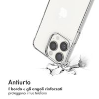 imoshion Coque avec dragonne + bracelet Apple iPhone 15 Pro - Perles Cœurs