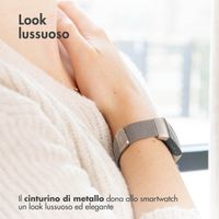 imoshion Bracelet magnétique milanais Xiaomi Smart Band 8 / 9 - Argent
