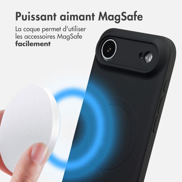 imoshion Coque Couleur avec MagSafe Apple iPhone Air - Noir