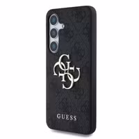 Guess Coque 4G Metal Logo Backcover Samsung Galaxy S25 - Noir