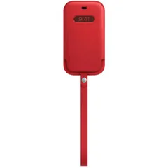 Apple Sacoche en cuir MagSafe Apple iPhone 12 Mini - Scarlet Red