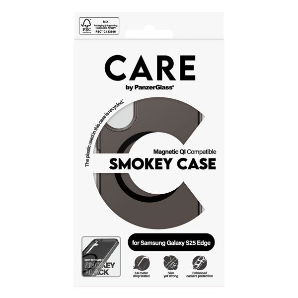 CARE by PanzerGlass Coque Urban Combat Samsung Galaxy S25 Edge - Smoke / Black