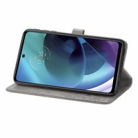 imoshion Etui de téléphone portefeuille Mandala Motorola Moto G51 - Gris