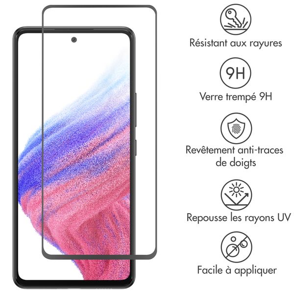 Accezz Protection d'écran en verre trempé Full Cover Samsung Galaxy A51