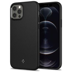 Spigen Coque arrière MagSafe Armor Apple iPhone 12 (Pro) - Noir