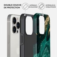 Burga Coque arrière Tough iPhone 15 Pro - Emerald Pool