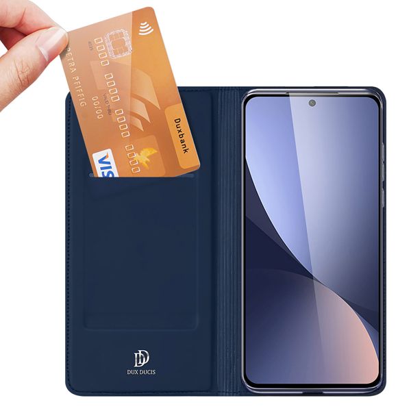 Dux Ducis  Étui de téléphone Slim Xiaomi 12 / 12X - Bleu foncé