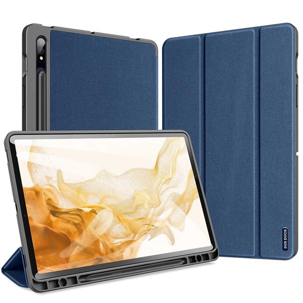 Dux Ducis Coque tablette Domo Samsung Galaxy Tab S8 / S7 - Bleu