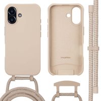 imoshion Coque de couleur avec cordon amovible MagSafe iPhone 16 - Nude