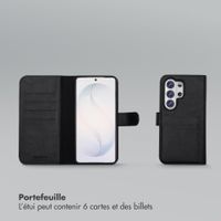 Selencia Étui portefeuille amovible Olyn avec MagSafe Samsung Galaxy S26 Ultra - Noir