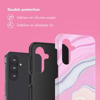 Selencia Coque arrière Vivid Samsung Galaxy A26 - Pastel Lipstick Marble