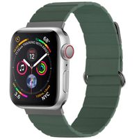 imoshion Bracelet en cuir magnétique Apple Watch Series 1 t/m 9 / SE (38/40/41 mm) | Series 10 / 11 (42 mm) - Vert