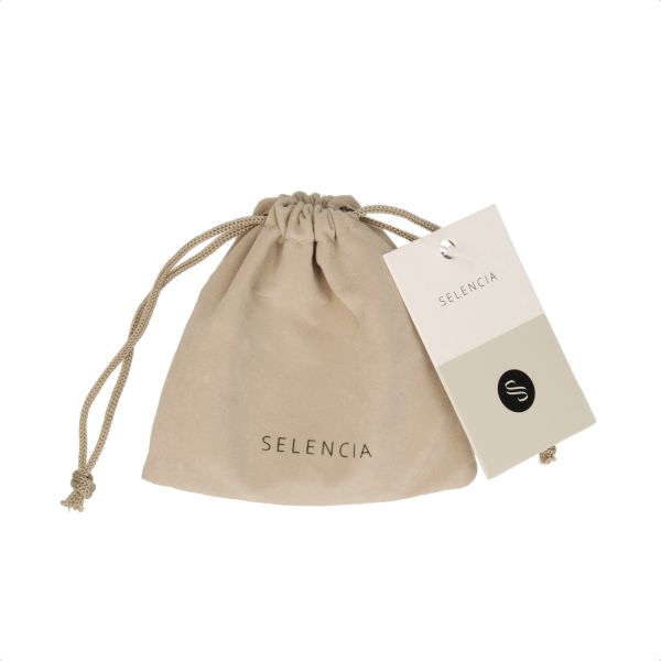 Selencia Ensemble de cordons pour téléphone avec perles et coquillages - Midnight Black