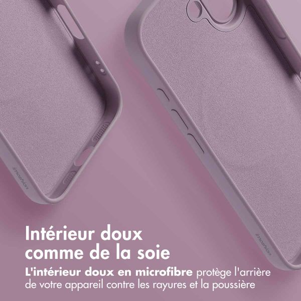 imoshion Coque Couleur avec MagSafe Apple iPhone 16 - Violet