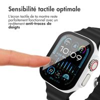 imoshion Coque rigide à couverture complète Apple Watch Ultra / Ultra 2 / Ultra 3 - 49 mm - Blanc