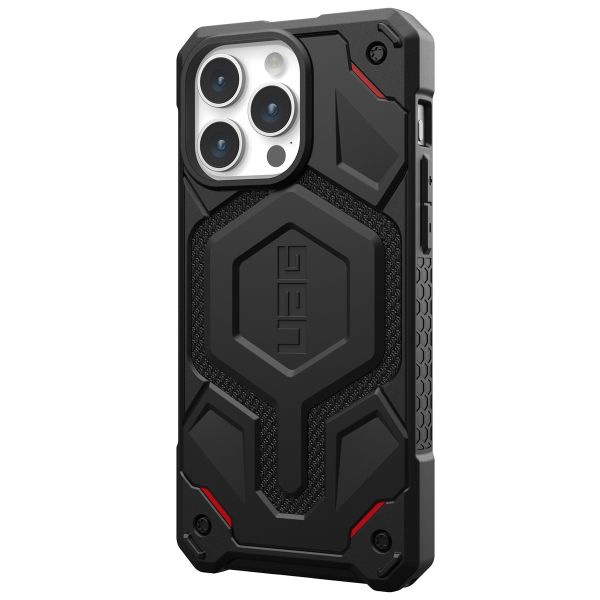 UAG Coque arrière Monarch Pro iPhone 15 Pro Max - Kevlar Black