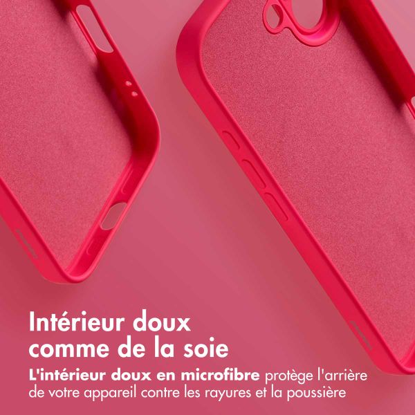 imoshion Coque Couleur avec MagSafe Apple iPhone 16 - Neon Pink