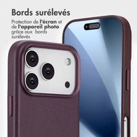 Accezz Étui de téléphone portefeuille en cuir 2-en-1 avec MagSafe Apple iPhone 17 Pro - Heath Purple