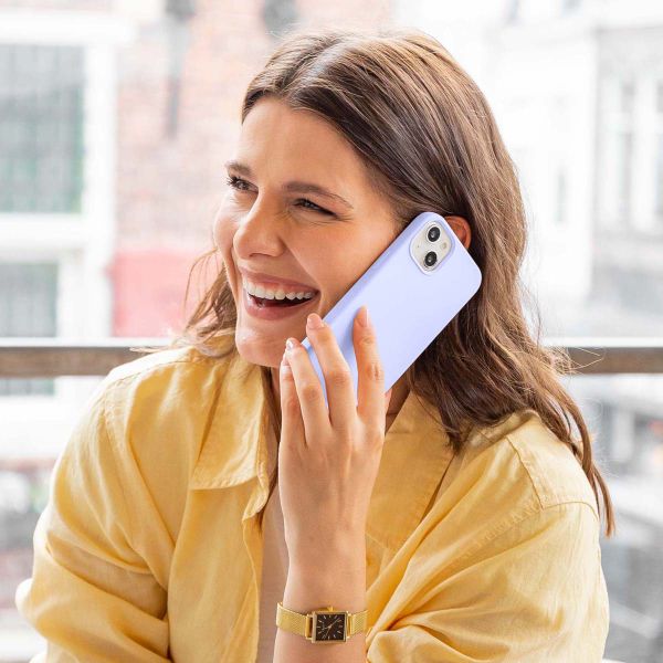 Accezz Coque Liquid Silicone avec MagSafe Apple iPhone 14 Pro - Violet