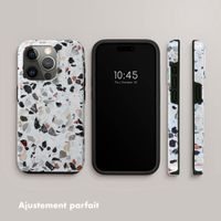 Selencia Coque arrière Vivid Apple iPhone 15 Pro - Chic Terazzo