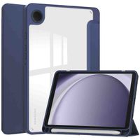 imoshion Coque tablette rigide Trifold Samsung Galaxy Tab A9 8.7 pouces - Bleu foncé
